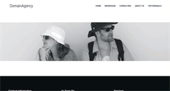 Desktop Screenshot of domainagency.com